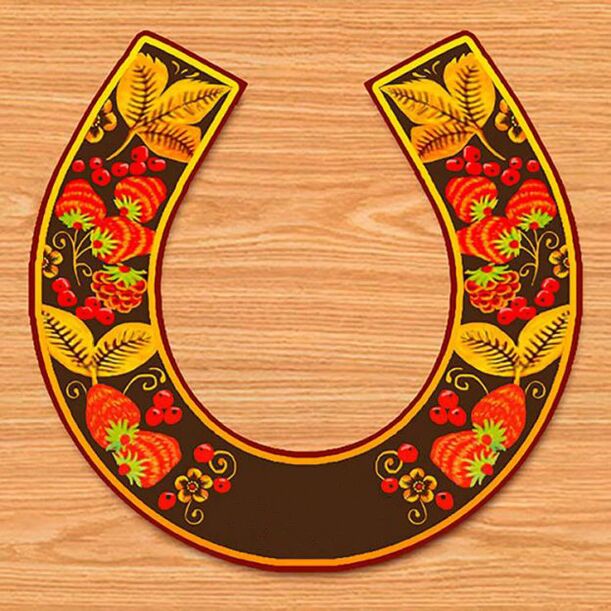 Horseshoe, bewitched for luck and fortune