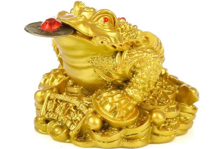 Chinese frog as an amulet of luck