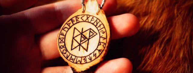 Runes on the amulet of luck